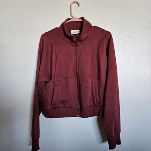 Cropped Zip-Up Jacket